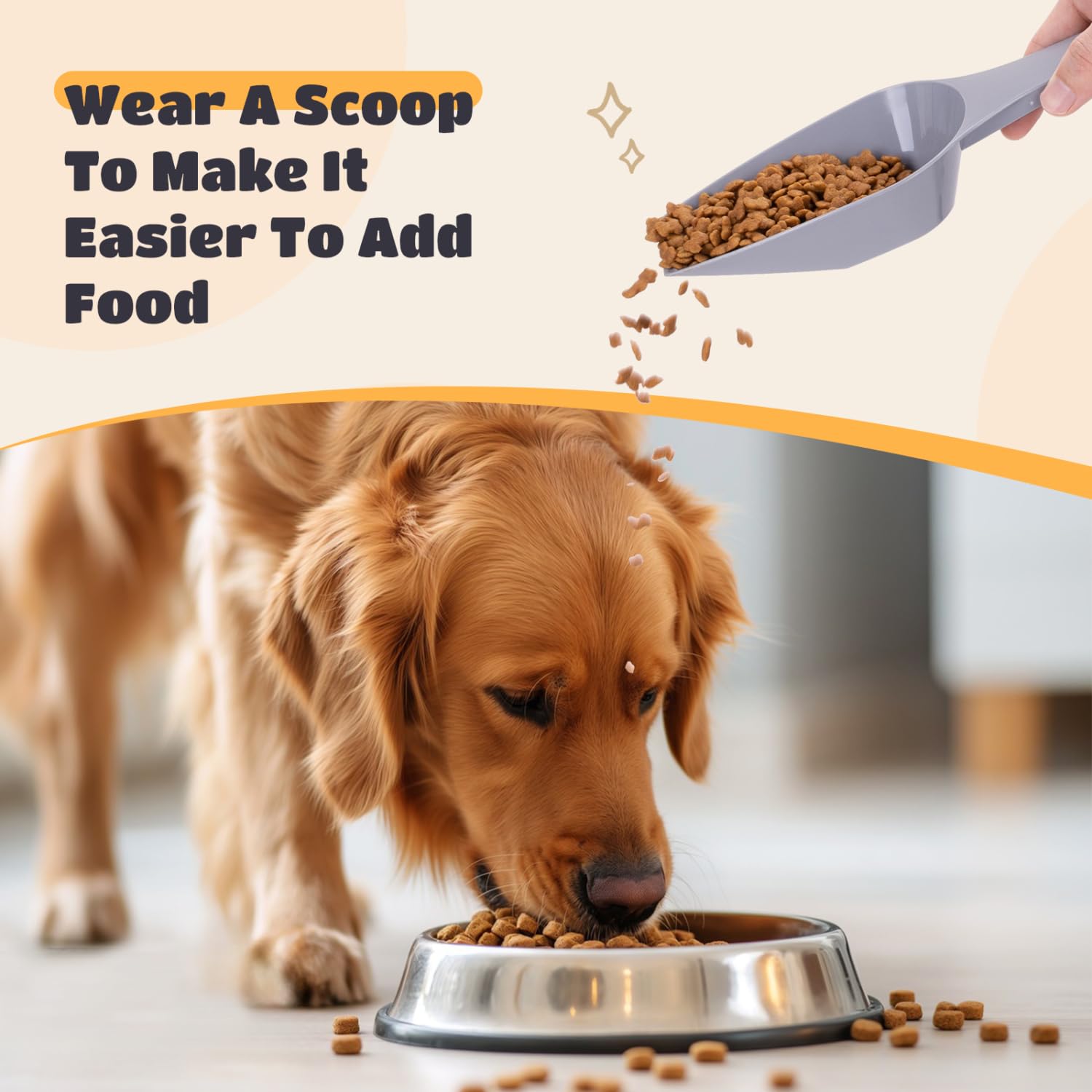 Nobleza - 2 Pezzi Contenitore per Animali da 30 L, Animali Domestici Scatola di Alimenti con Ruote Contenitore, Coperchio Ribaltabile, Ermetico, Trasparente, Ruote e Pala, per Cibo per Cani e Gatti