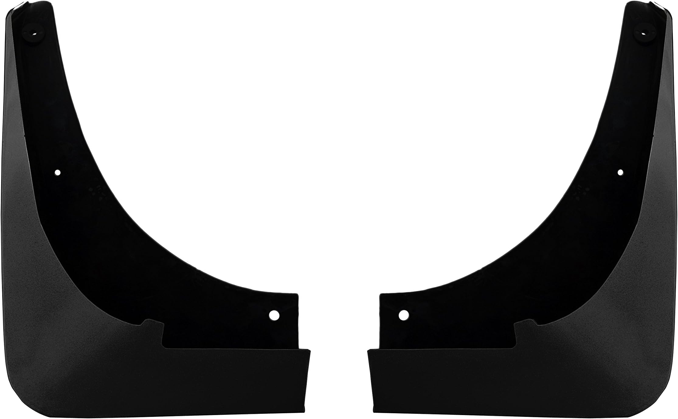 C6 Corvette Painted Rear Mud Flap Splash Guards - Gloss Black 41 41U GBA WA8555