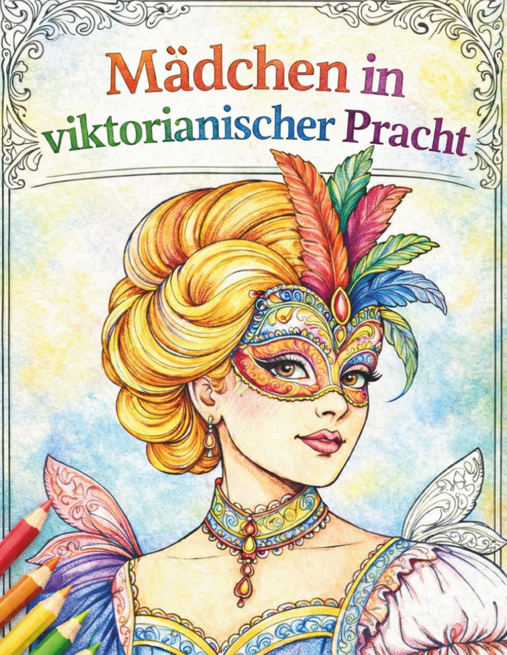Mädchen in viktorianischer Pracht: Lass vergangene zeiten in Farben aufblühen.