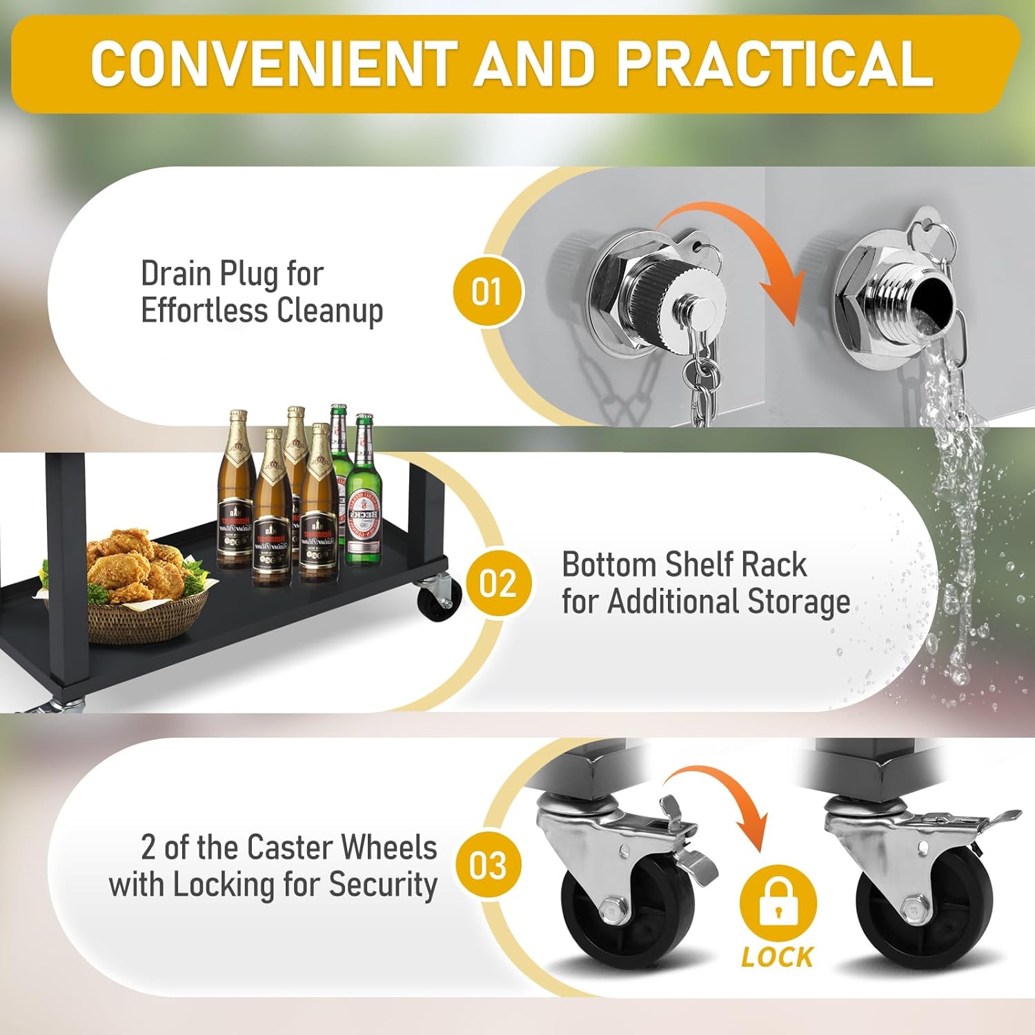 80QT Iron Spray Cooler with Shelf