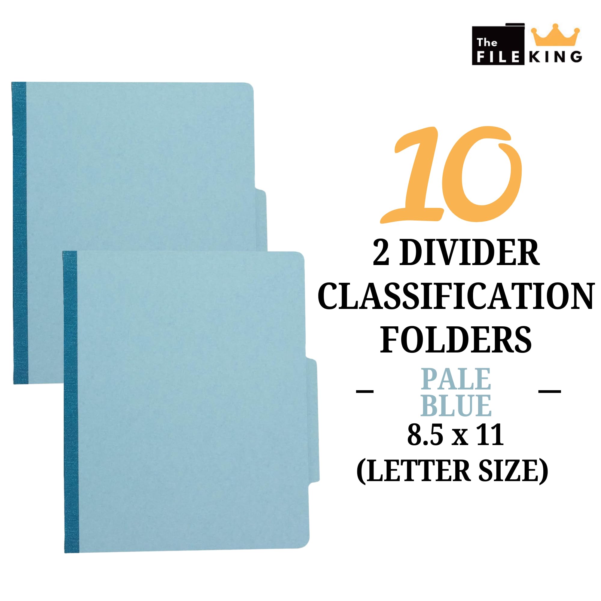 Carpeta clasificadora de archivos, organizador de cartera, tamaño carta, con separadores y cierres, expansión Tyvek, azul, caja de 10