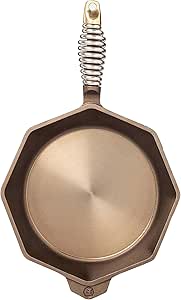 FINEX 10" Cast Iron Skillet, Modern Heirloom, Handcrafted in The USA, Pre-Seasoned with Organic Flaxseed Oil