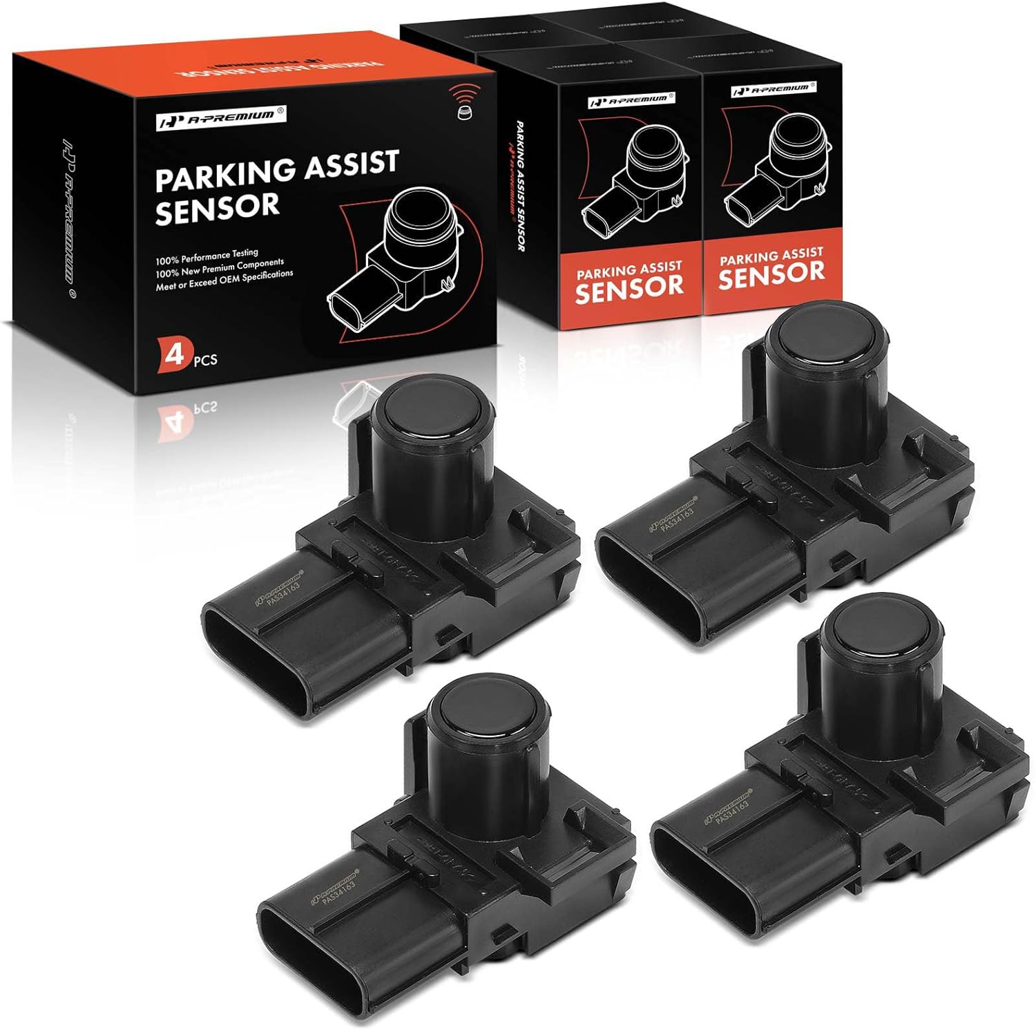 APremium 4PC Reverse Backup Parking Assist Sensor
