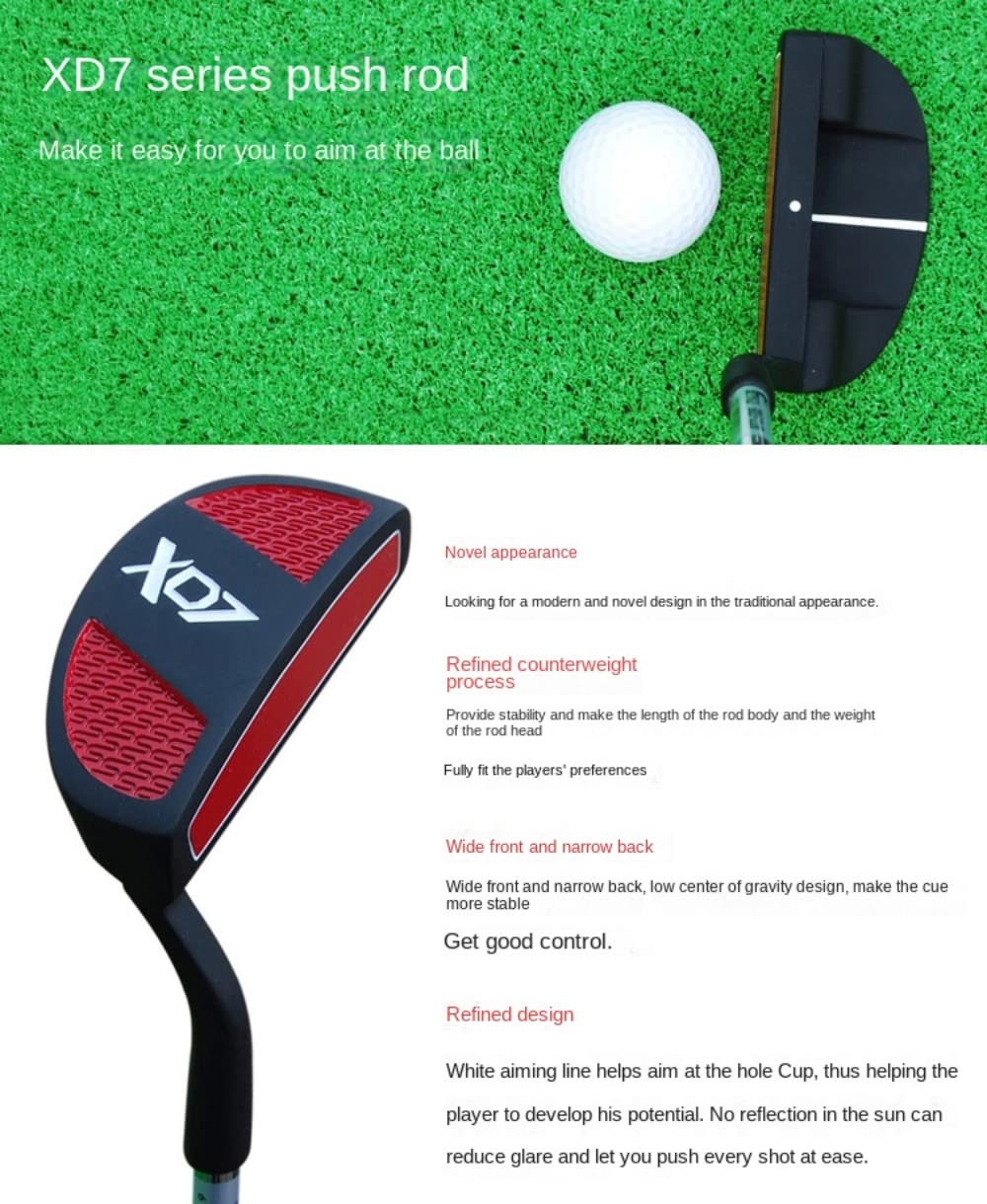 Putter profesional de hoja de golf para hombres y mujeres, perfecto para principiantes, amantes de los putters de golf y palos de golf