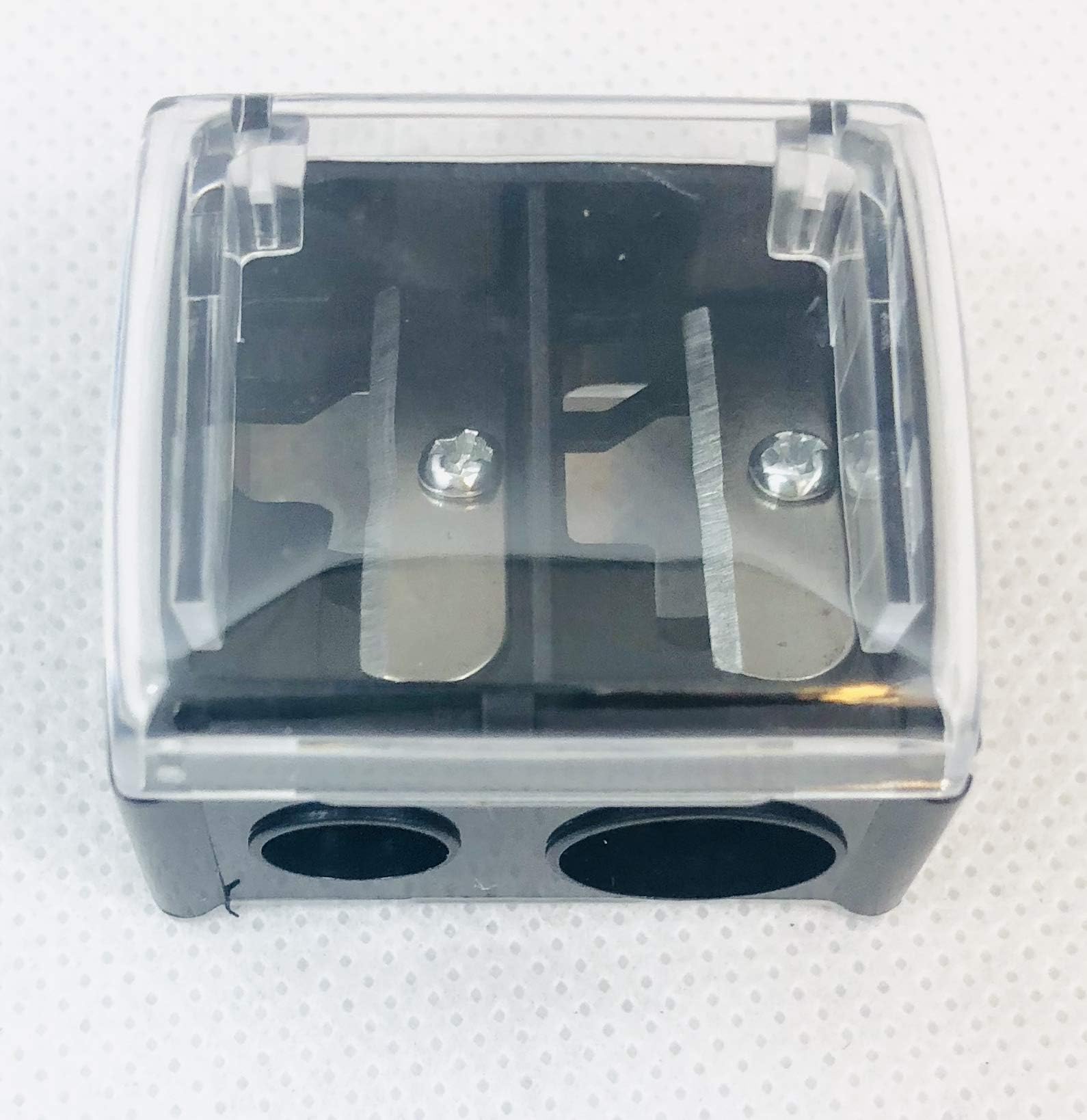 Cosmetic Pencil Sharpener for Eyebrow Lip Liner Eyeliner 2 Holes by TRUFIX