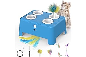 Interactive Automatic Mouse Cat Toy: 2-in-1 Whack-A-Mole Excitement