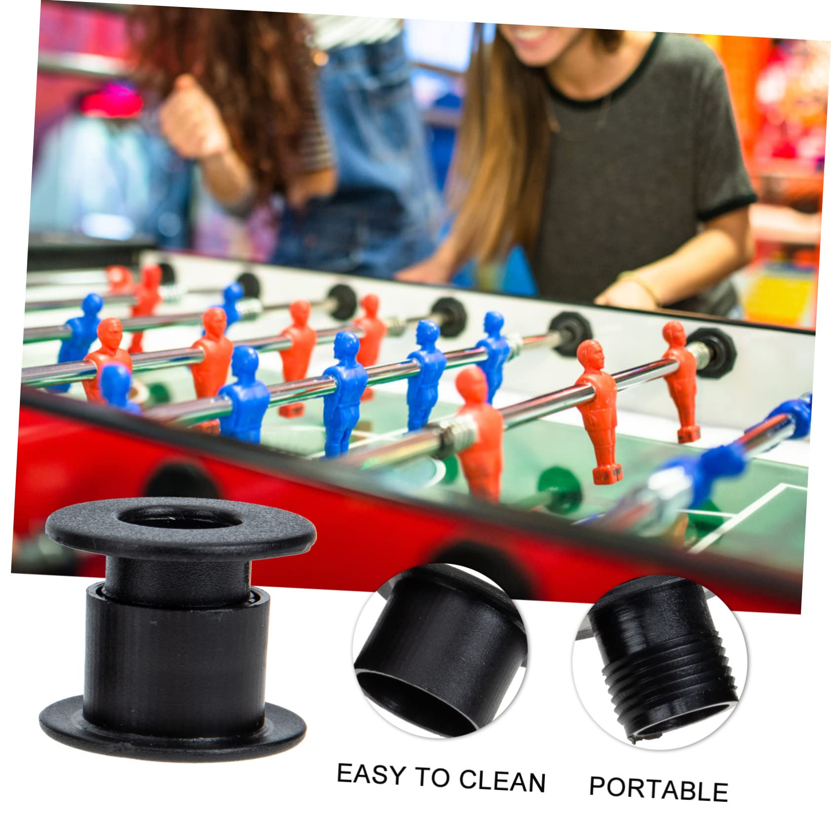 Toddmomy 10 Paires Roulements Plastique pour Table de Football