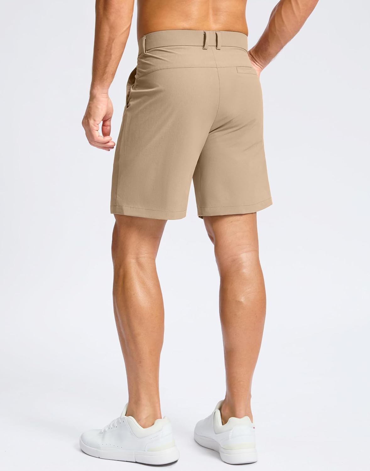 Soothfeel Men's Casual Shorts 7"/ 9" /11" Golf Shorts for Men Flat Front Dress Work Clothing Lightweight with 3 Pockets