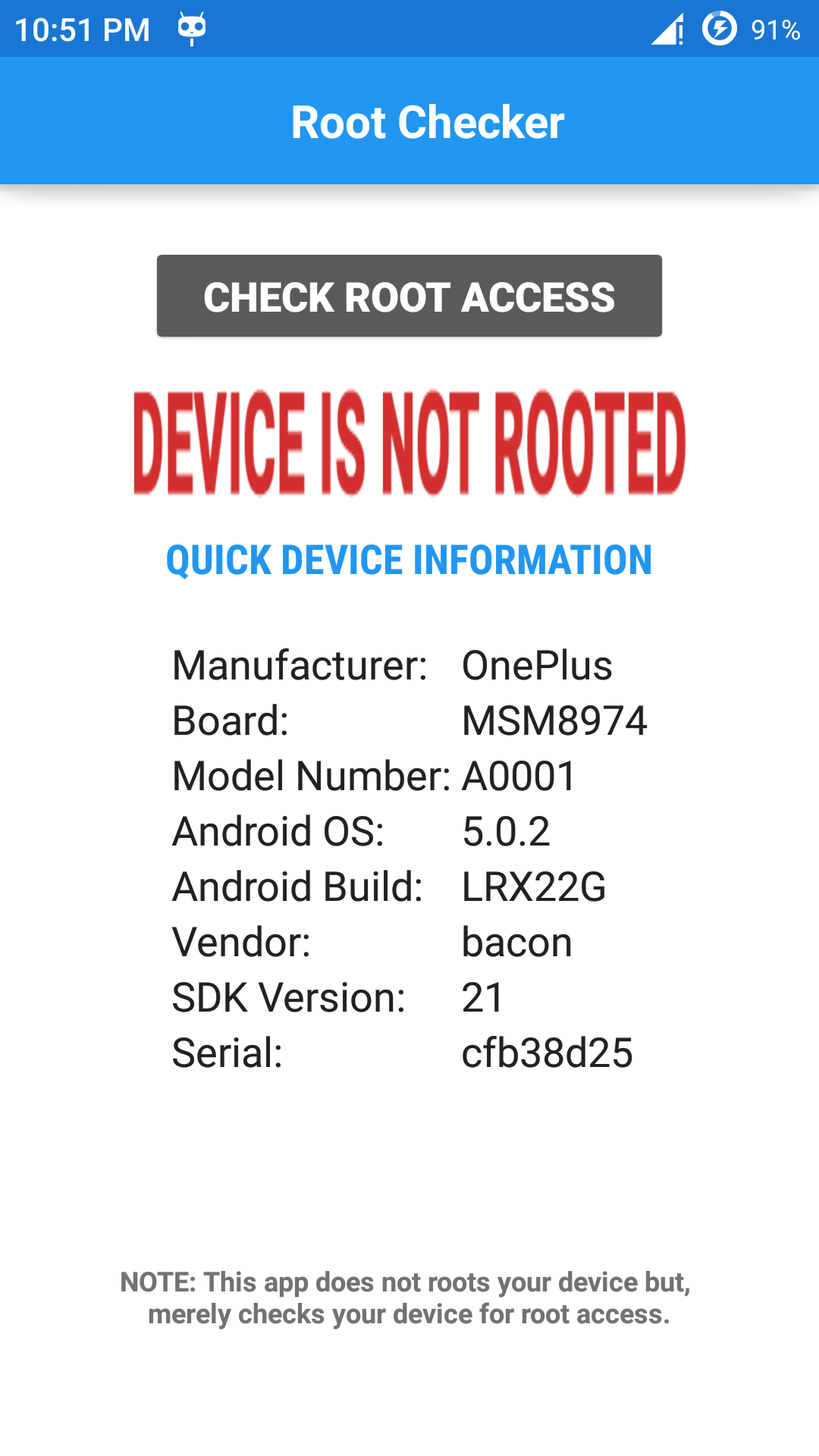 Root Checker - App on Amazon Appstore