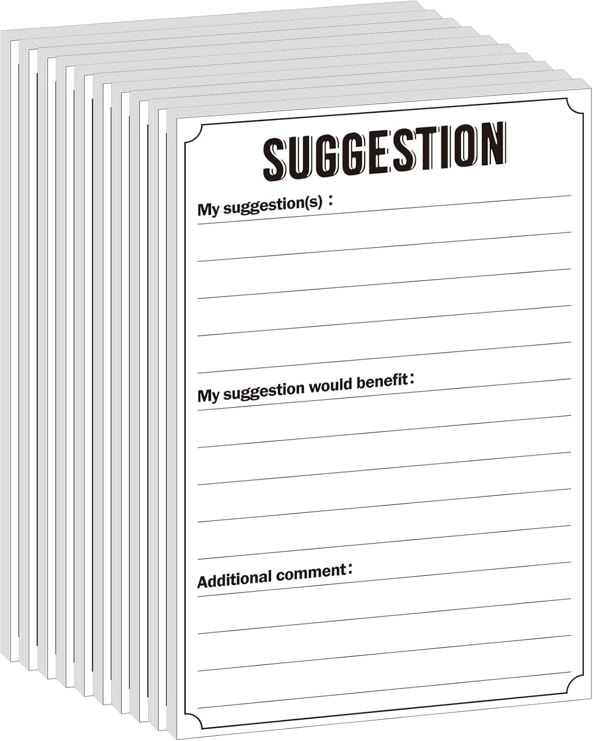 Yeaqee 1000 Sheets Suggestion Cards Comment Cards