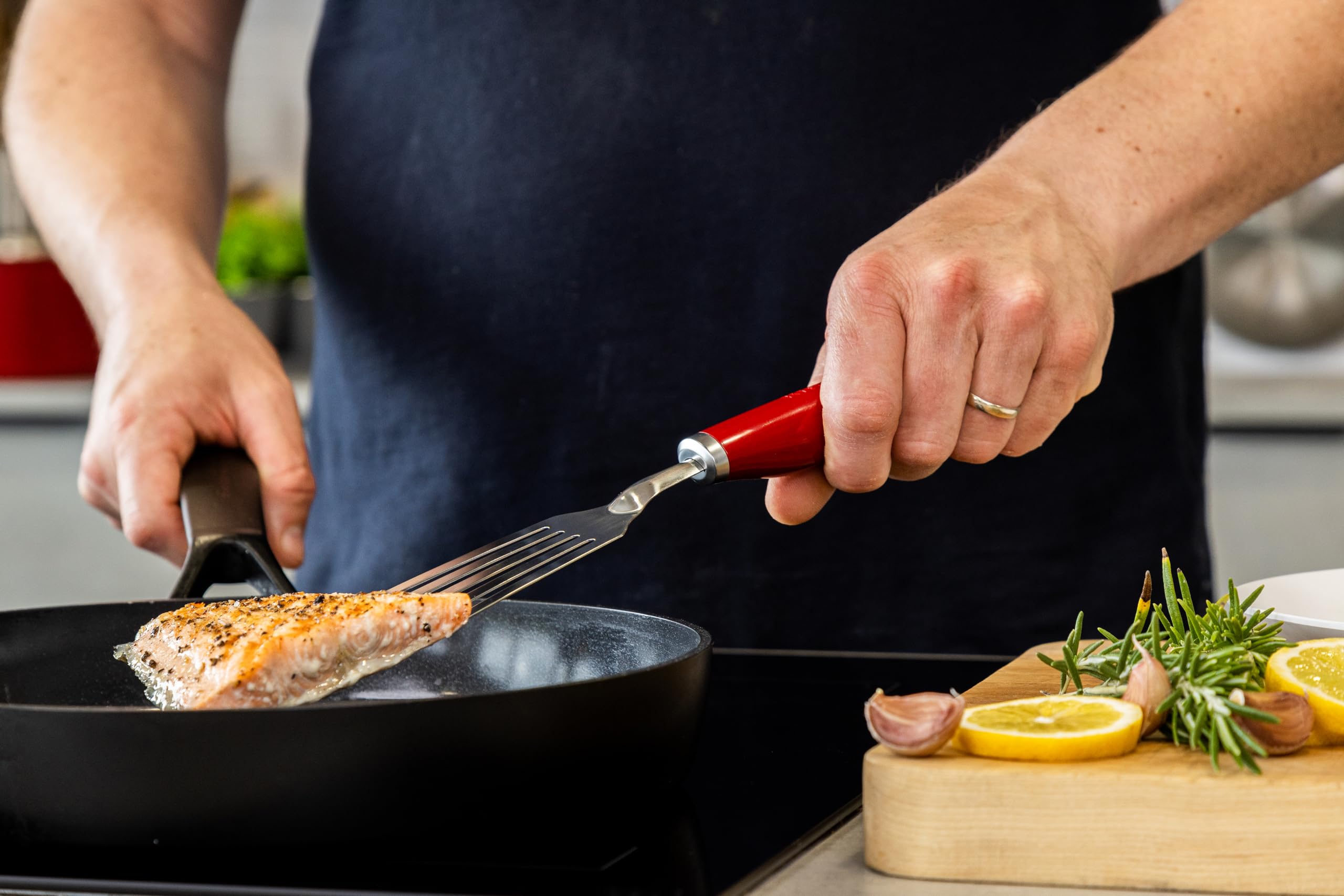 KitchenAid 3-częściowy zestaw do grillowania w pomieszczeniach - Empire Red