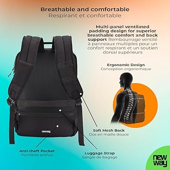 Sac De Voyage,Sac à Dos Voyage Cabine Avion Extensible Pour Homme Et Femme, Sac à