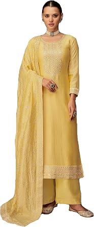 Ready to Wear Indian Pakistani Designer Straight Salwar Kameez Suit for Women with Dupatta Ethnic Party Wear Dress