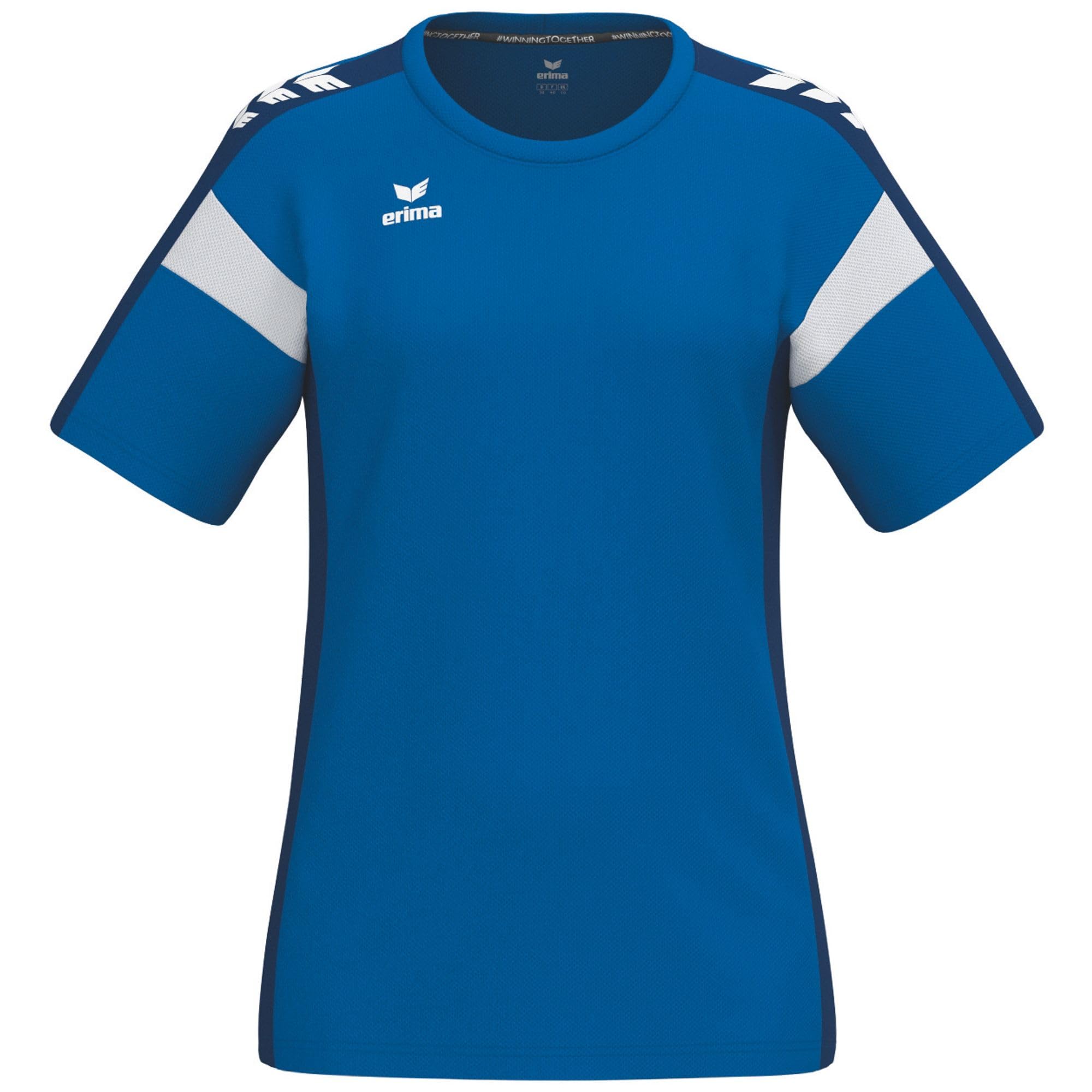 Erima Women's Celebrate 125 Functional T-Shirt (1082511), New Royal/New Navy, 44