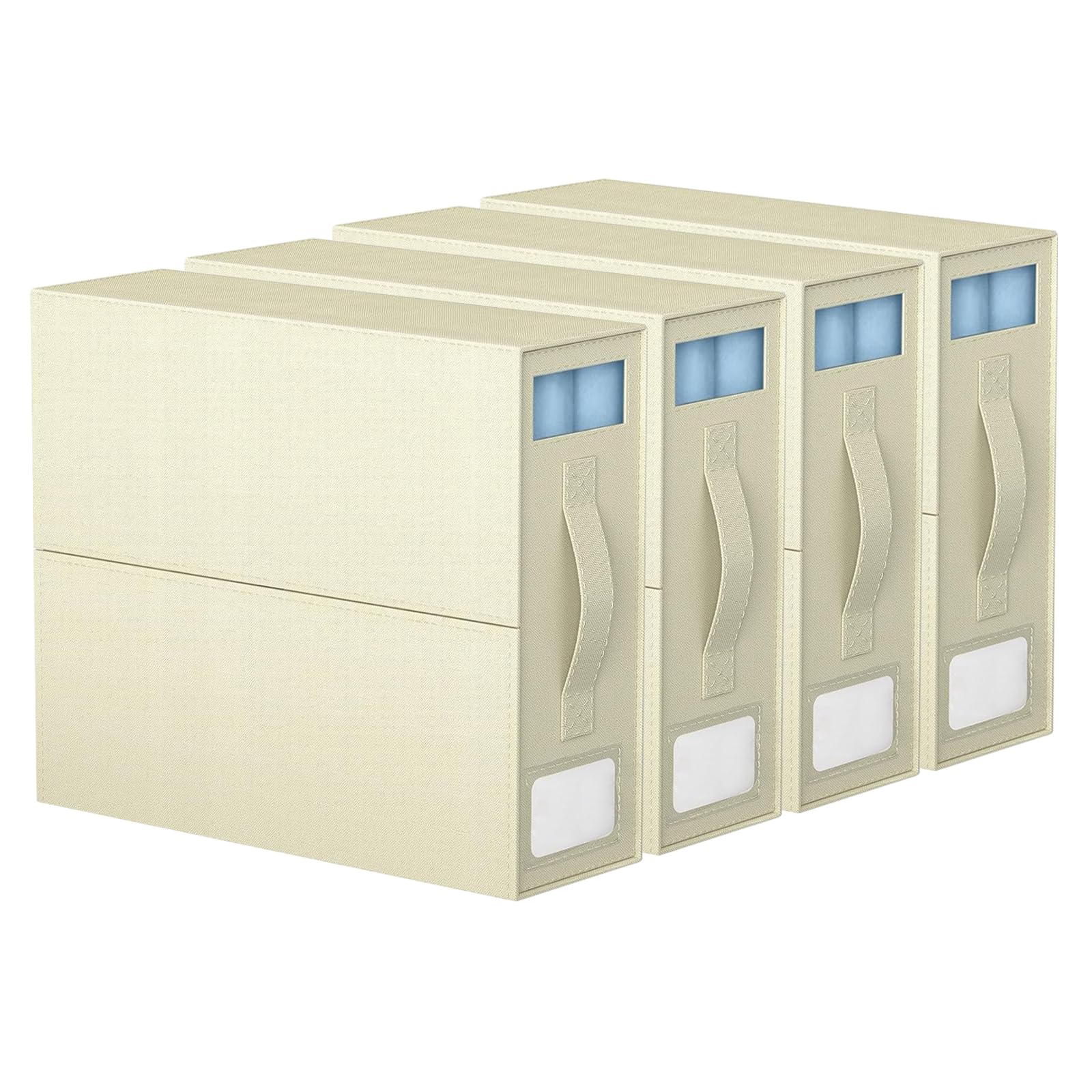 Letto contenitore per biancheria 90x200 cm - con LED e prese USB e Type-C - Bianco