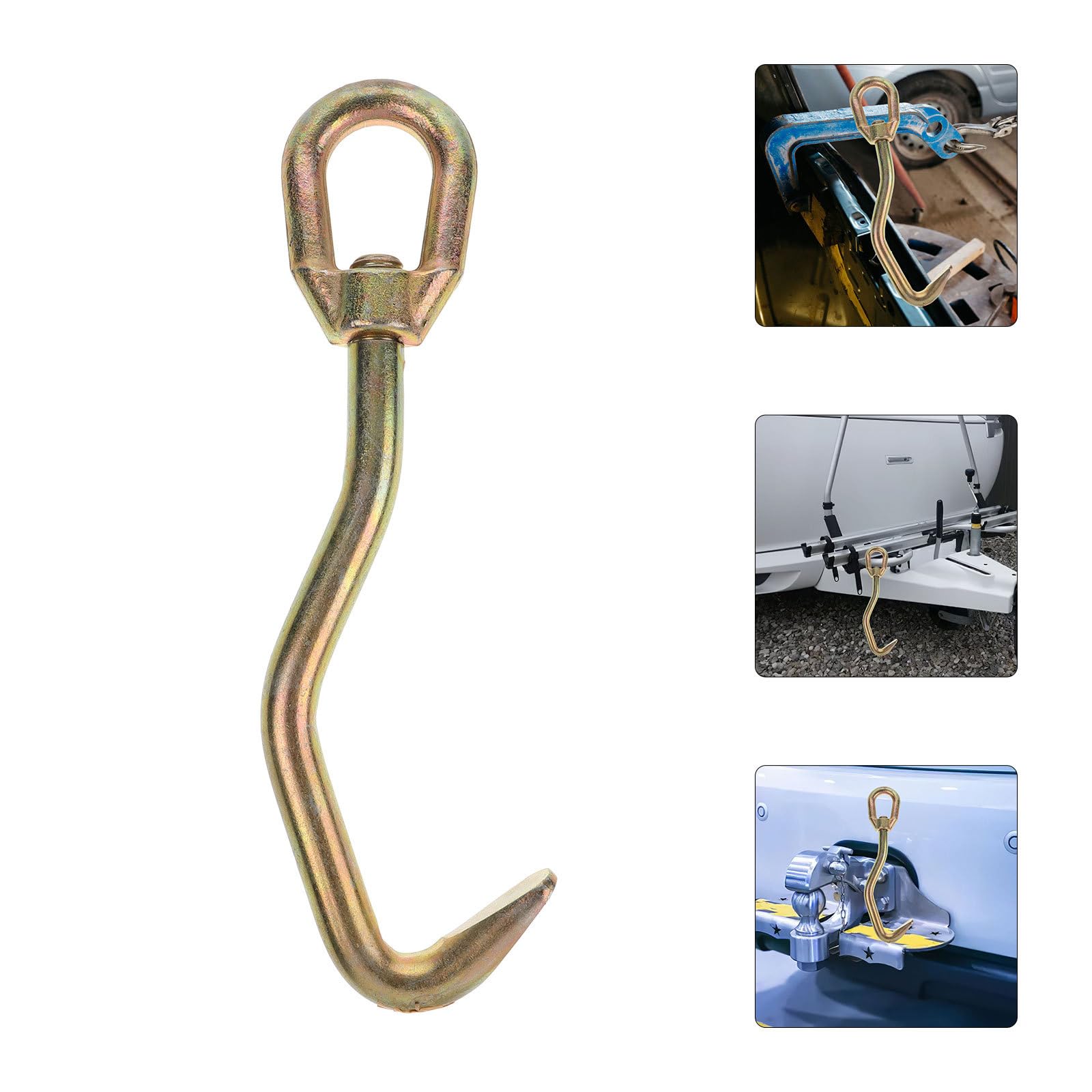 jojofuny Outil de Carrosserie en Acier Or, Tête Ronde de Serpent, Mini Pince de Réparation pour Tôlerie Automobile, Maniable Travaux Précis
