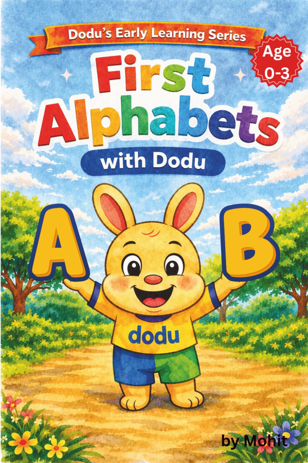 First Alphabets with Dodu: A Toddler Learning Book for Ages 0–3 | Early Letter Recognition, ABC Learning & First Words for Babies and Preschool Kids: ... Simple Words & Repetition-Based Teaching