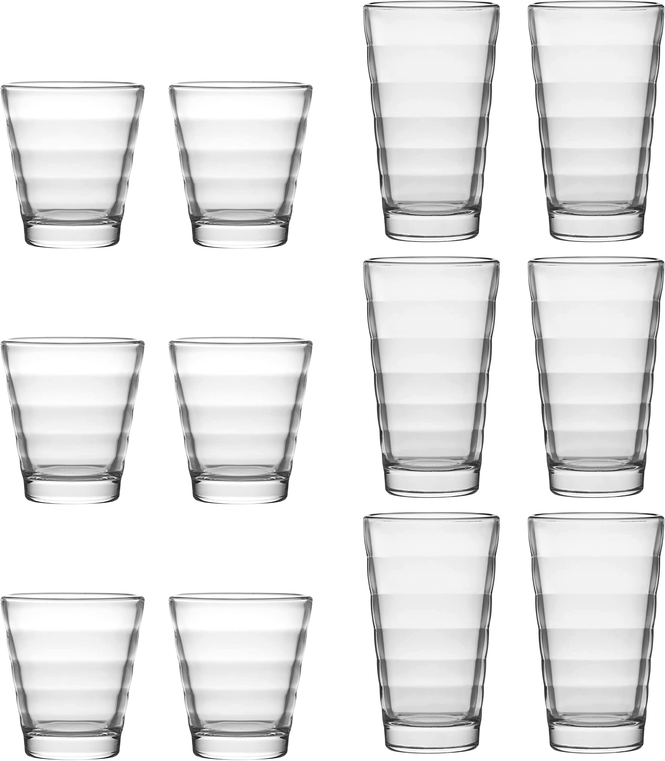 Bormioli Rocco Set 6 Calici Da Degustazione In Vetro Con Rigo - Design Moderno - Foto 14