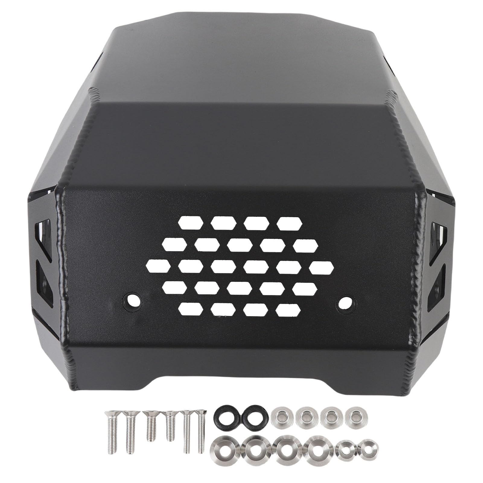 Acouto Protector de Chasis de Motor de Motocicleta para 450MT CF450MT 2024+, Aleación de Aluminio Ligero C CF Moto 450 Accesorios 450 Moto 450 Accesorios Placa Protectora de Bastidor Bash (Black)