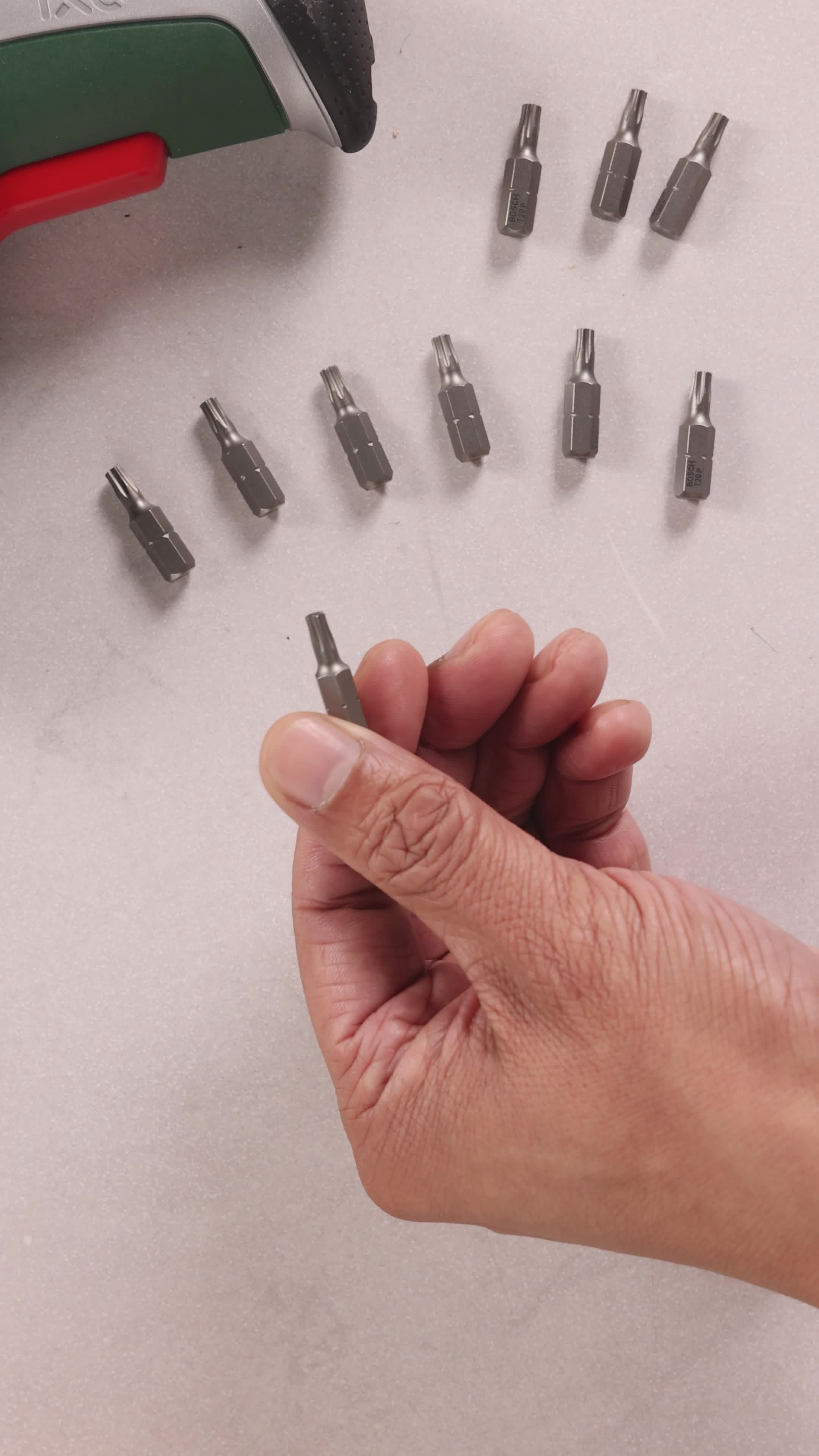 Kit 5 Embouts De Vissage Qualite Extra-Dure T10 T15 T20 T25 T30 25mm | Leroy Merlin