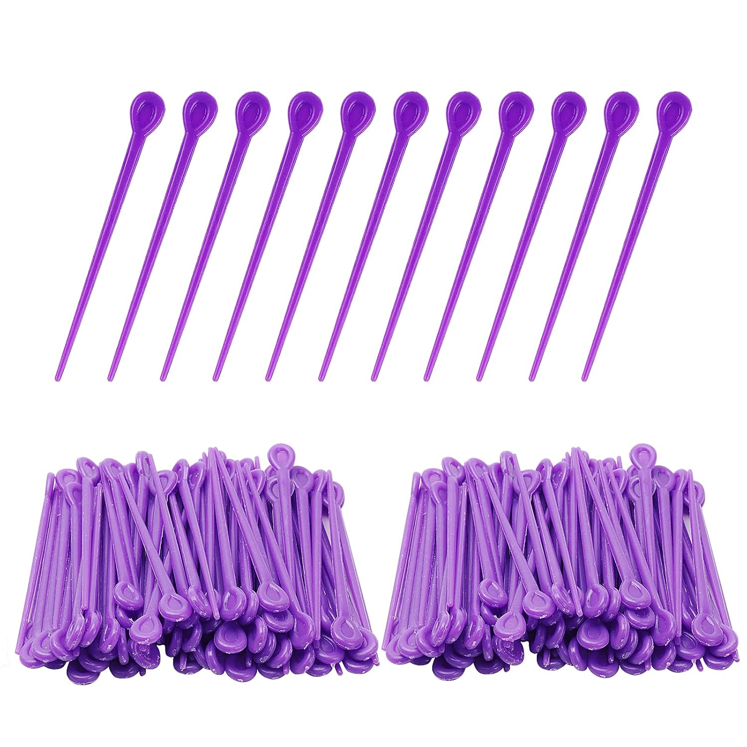 200 Pieces Hair Roller Pins plastic pins roller picks for