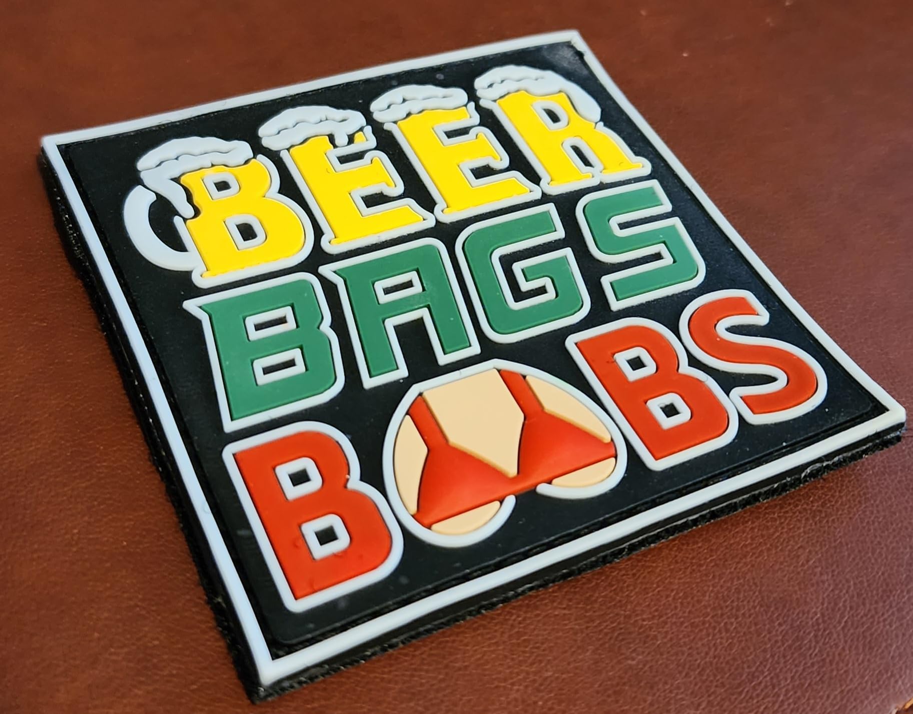 Cornhole Aufnäher 'Do I Make You Corny Baby' – Lustiger Patch Mit Klettrückseite Für Caps & Taschen