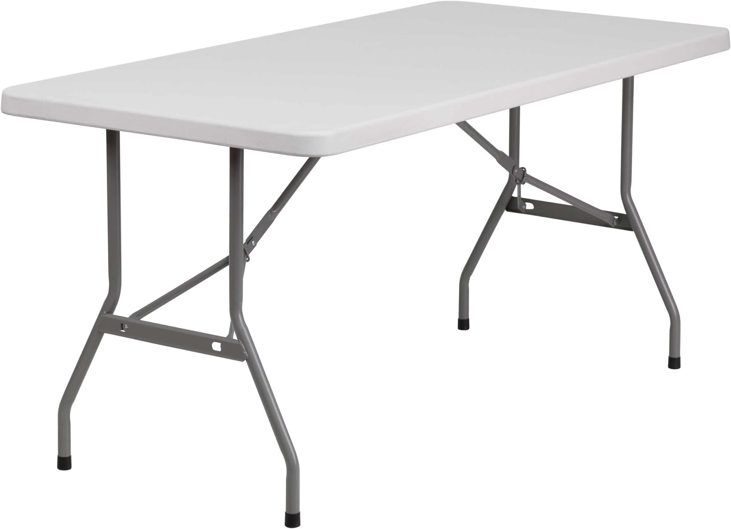 Amazon.com: EMMA + OLIVER 8-Foot Granite White Plastic Folding Training ...