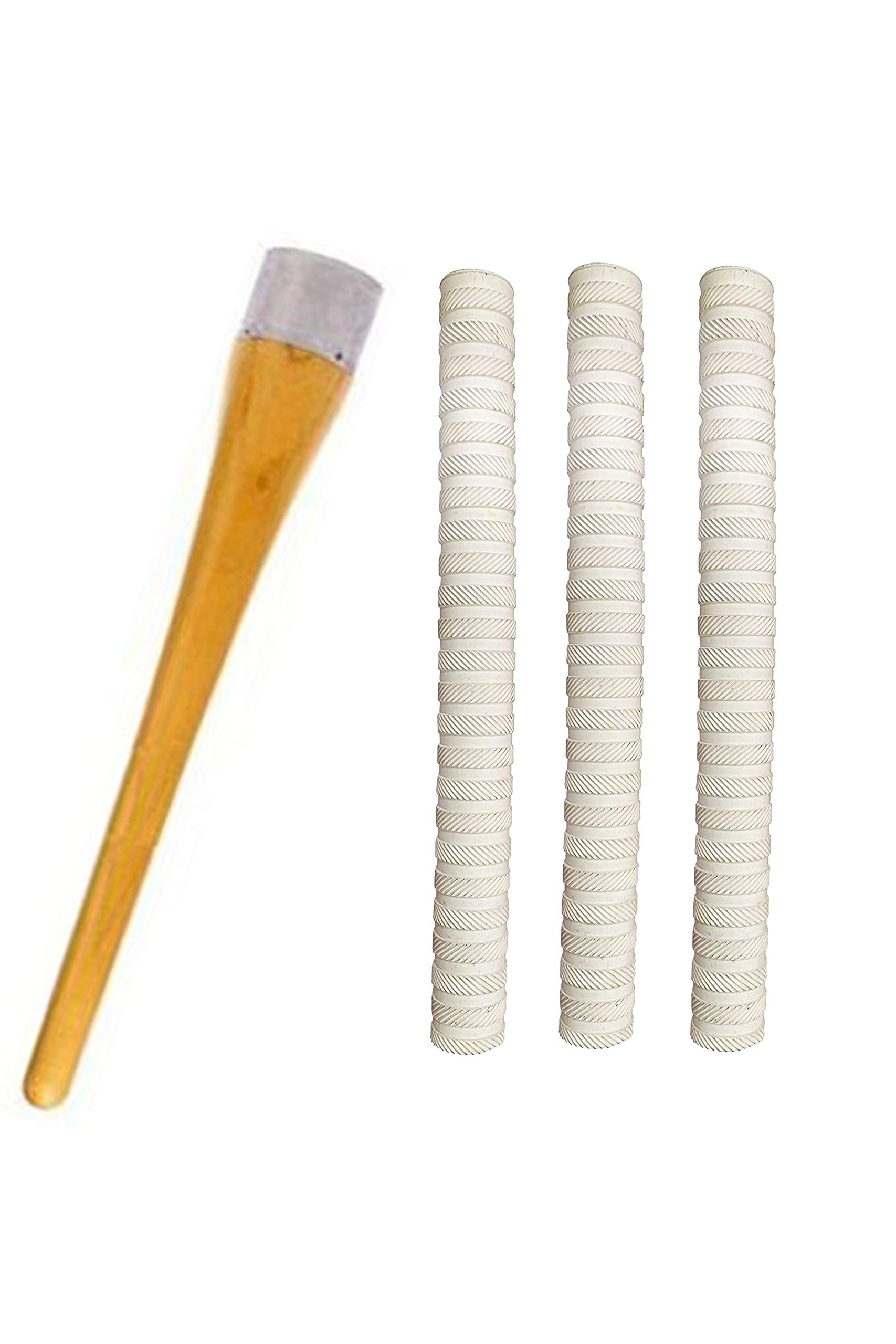 Y2M Set of 3 Cricket Bat White Grip (VK) + One Wooden Grip Cone Gripper (B0927VZ6CL) Amazon Price History, Amazon Price Tracker