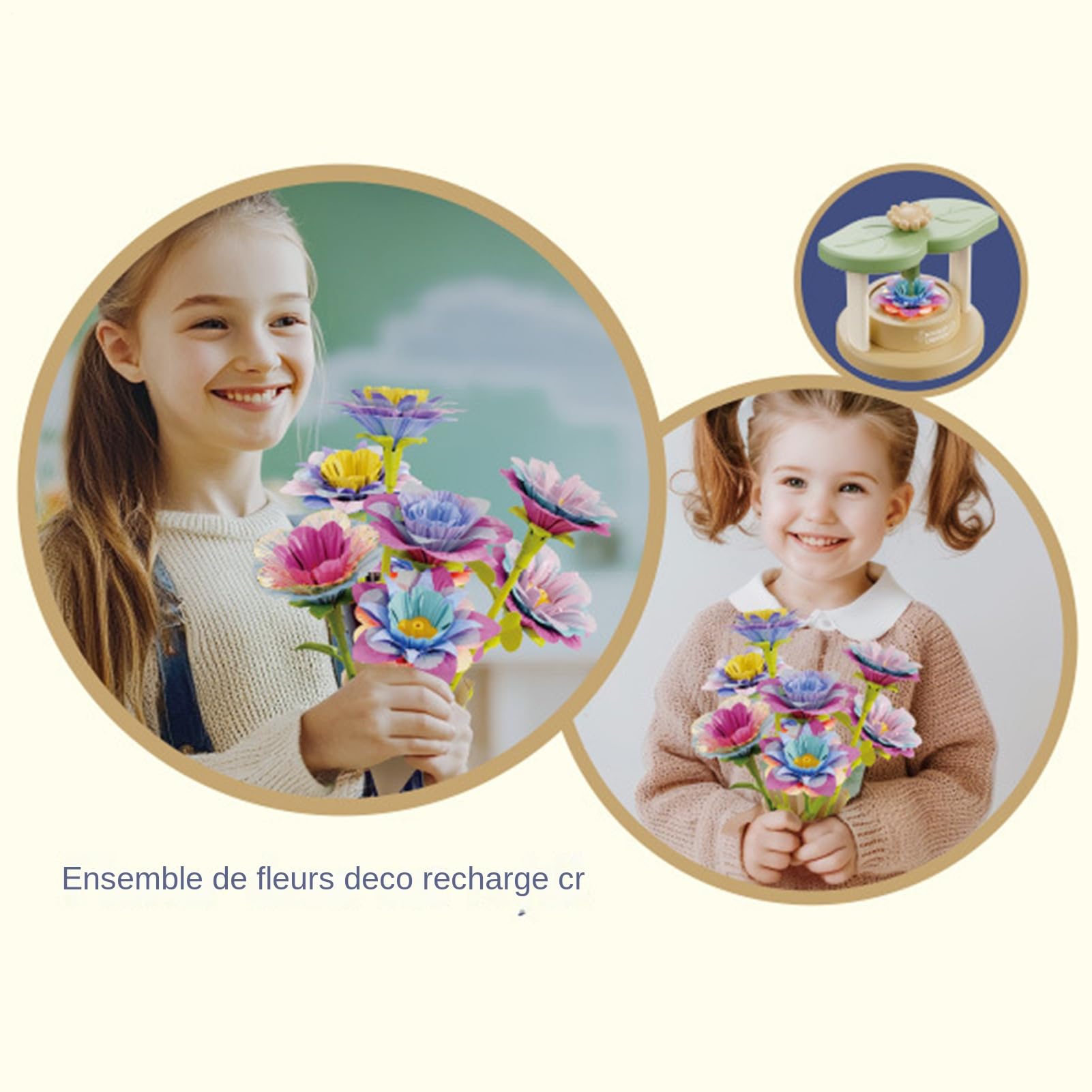 Kit de création de fleurs pour ados Fait Main Éducatif Réutilisable Pour
