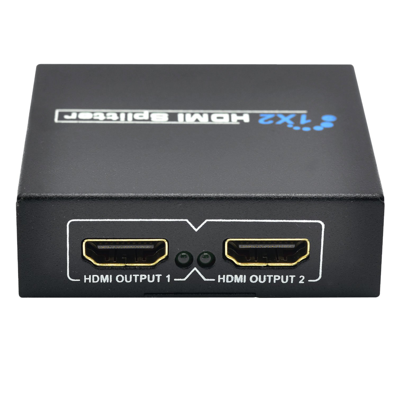Incutex commutateur répartiteur Splitter HDMI 1x2, Bloc d'alimentation Inclus