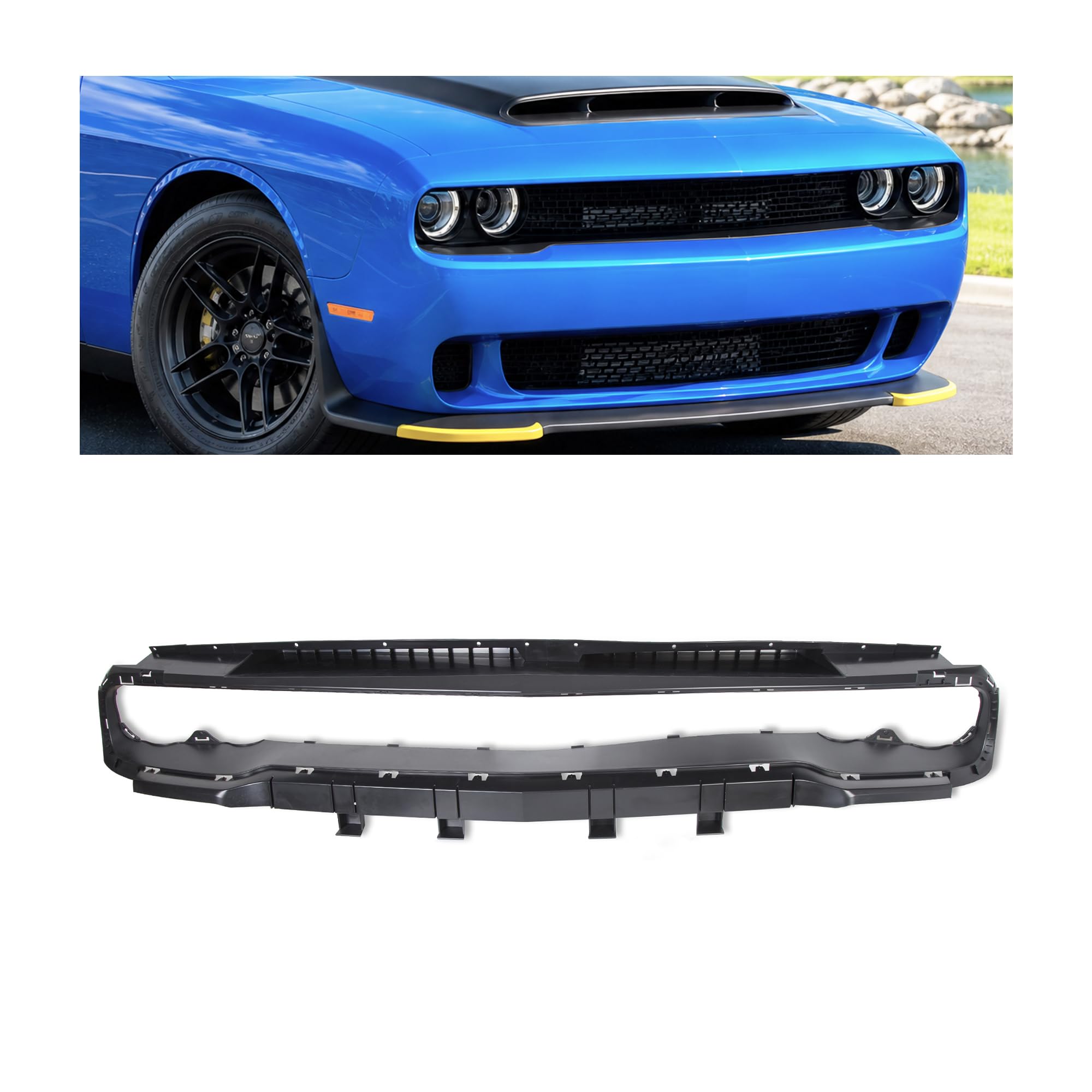 Dodge Challenger フロントグリル補強 Amazon | ECOTRIC グリル補強 2015-2023 Challenger対応 | フロント