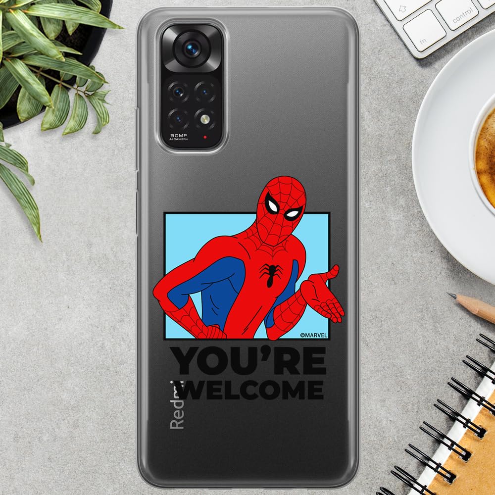 ERT Group Marvel Spider Man Handyhülle Für Xiaomi Redmi Note 11S/11 4G – Offiziell Lizenziert, TPU, Perfekter Schutz & Griff