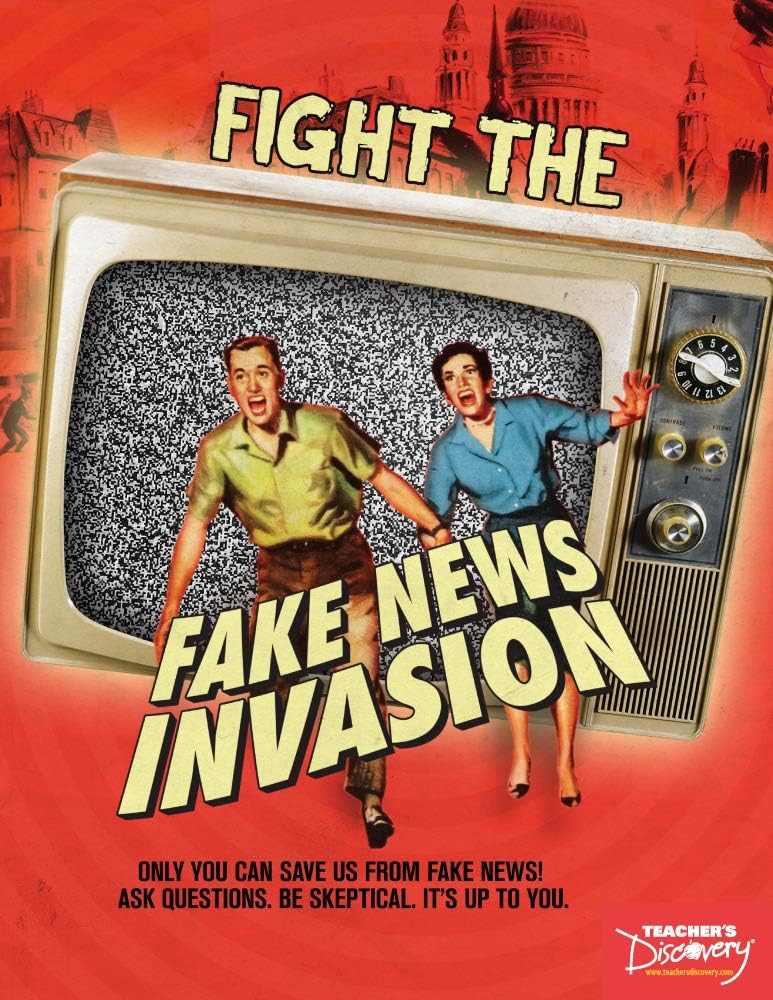 Teacher’s Discovery Fight the Fake News Invasion Book