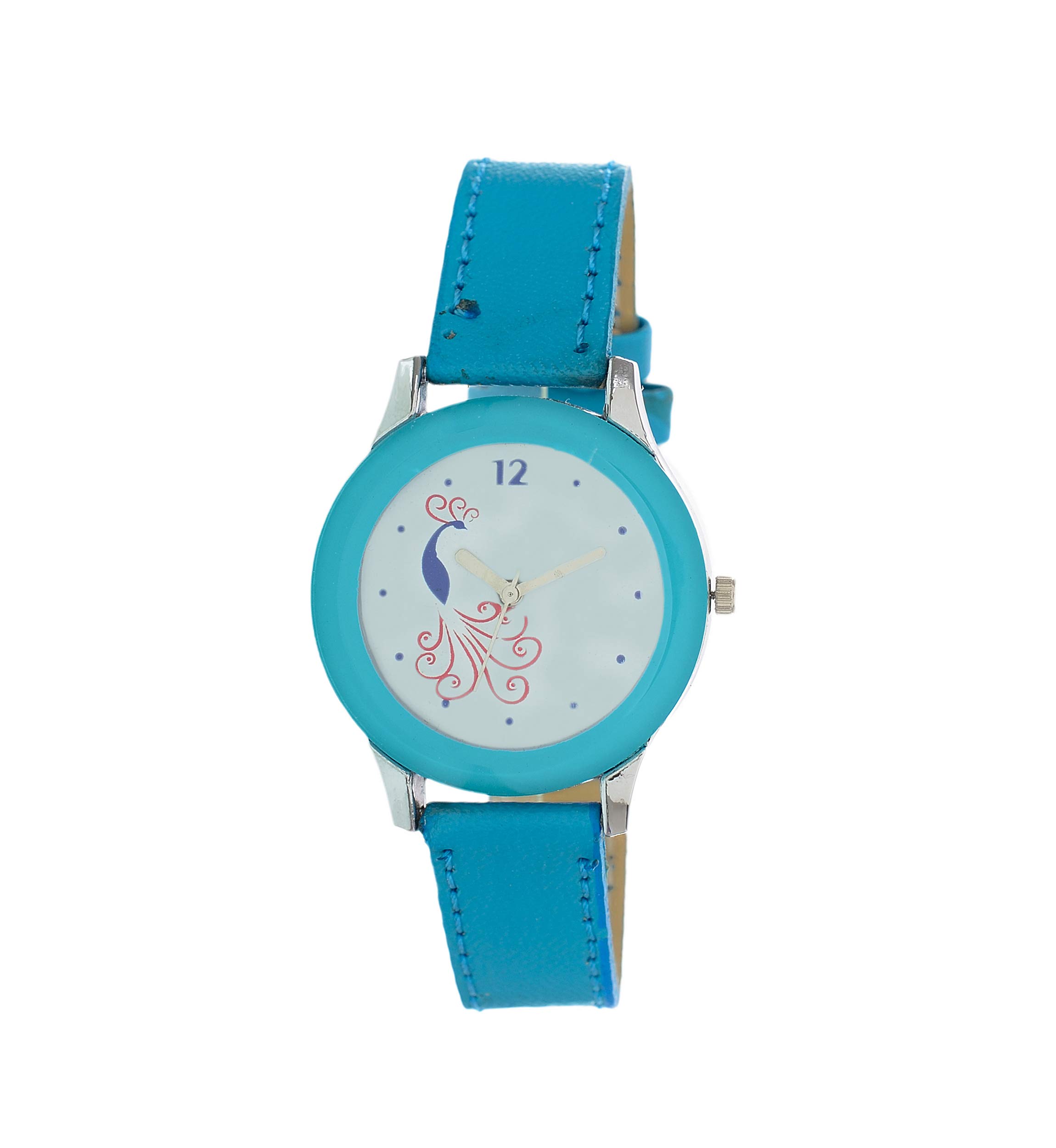 HORCHIS Stunning Peacock Green Dial Leather Strap Girls & Womens Watches (B08BG2RRM1) Amazon Price History, Amazon Price Tracker