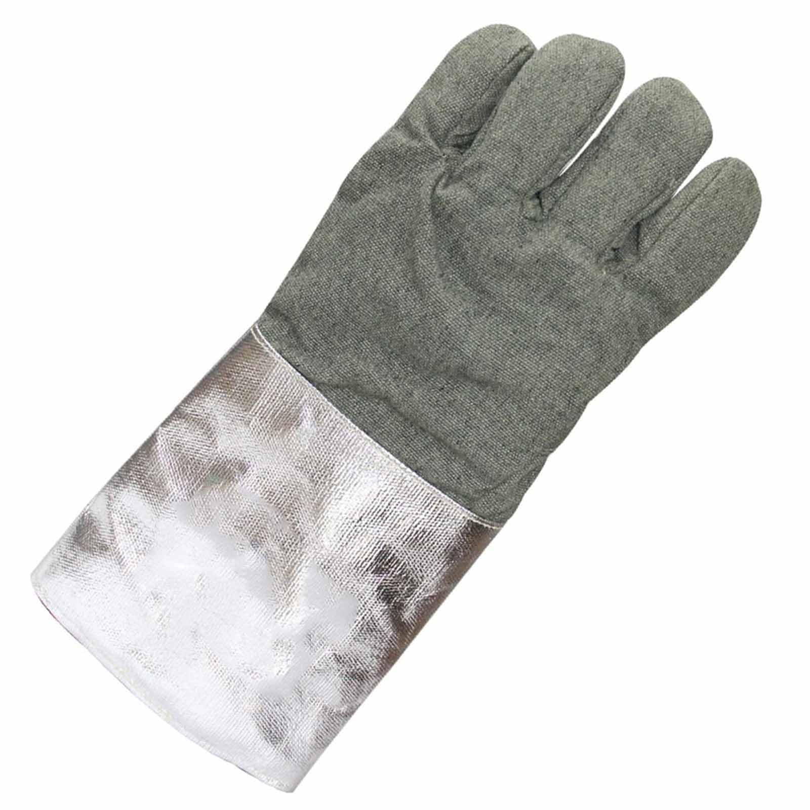 Guantes para Horno Guantes Resistentes a Altas temperaturas de 1000 Grados, Papel de Aluminio de Fibra de Carbono, Aislamiento térmico antiescaldaduras Industrial Resistente al Fuego