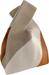 ニットトートバッグ レディースニットバッグ 買い物バッグ 手提げ 肩掛け コンパクト 軽量 ミニトートバッグ サブバッグ ハンドバッグ おしゃれ トレンド レディースニット素材 手荷物 豊富なカラバリ