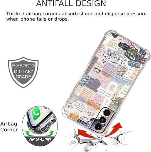 Miniatura 2 de Funda con versículos bíblicos para Samsung Galaxy S21, collage de citas de Jesús cristiano, funda protectora de TPU suave de moda compatible con