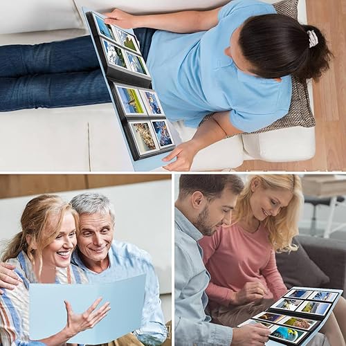 Miniatura 5 de Álbum de fotos de 192 bolsillos para cámara Fujifilm Instax Wide 300, álbum de fotos Polaroid 600, álbumes para cámara Polaroid Now+ Now OneStep2