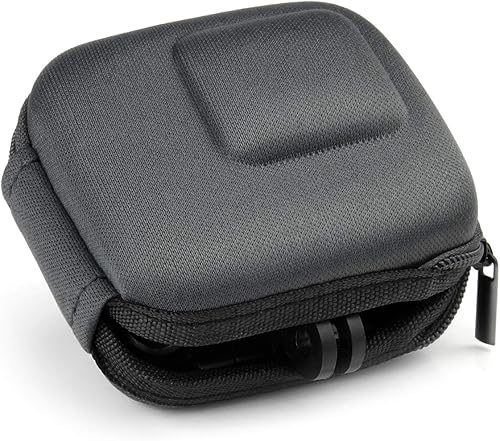 SOONSUN Mini estuche rígido de transporte para GoPro Hero 5 6 7 Negro, portátil semi-rígido Shell viaje almacenamiento bolsa para GoPro Hero 5 6 7