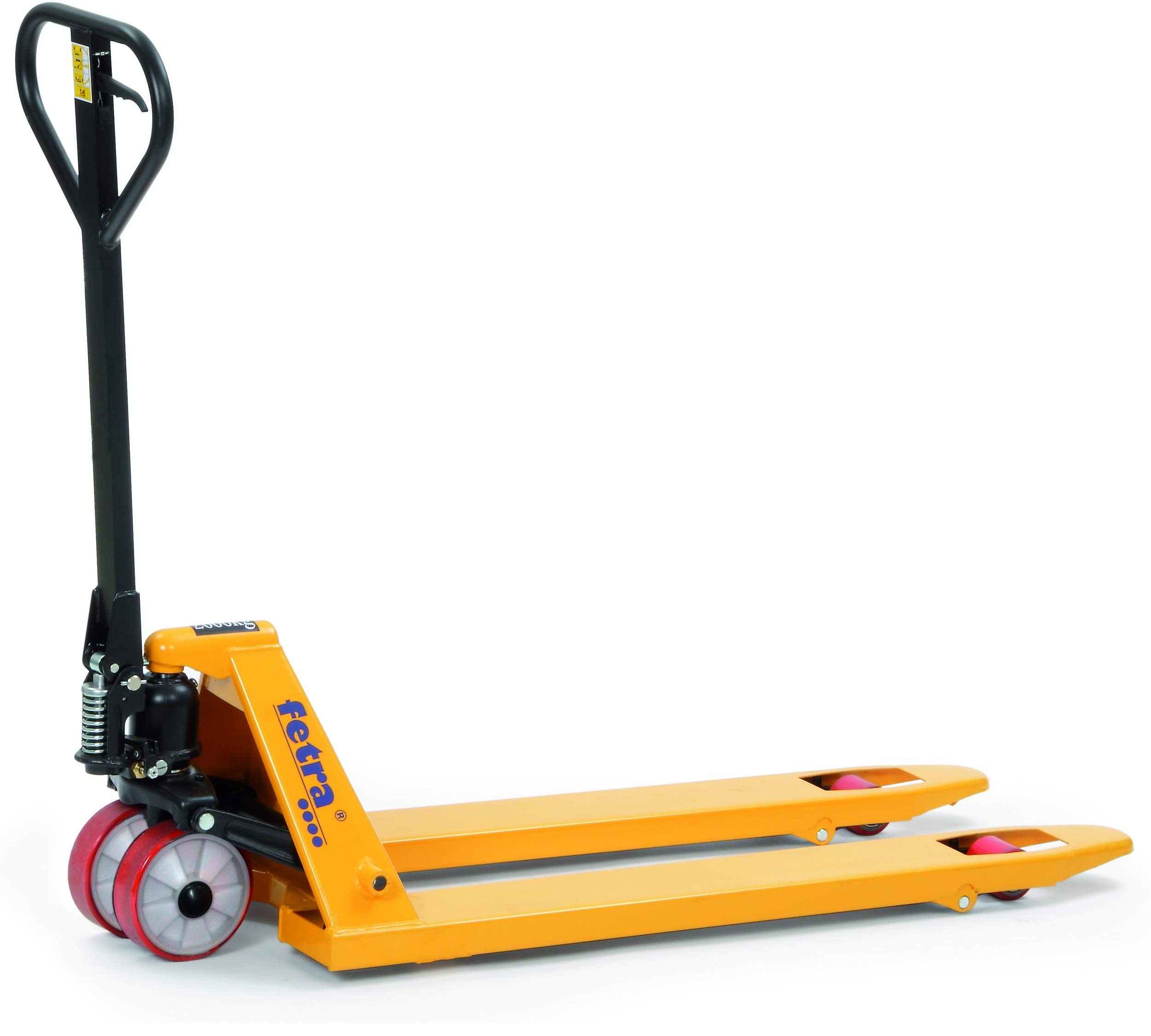 Premium Gabelhubwagen Traglast: 2000 kg - Handhubwagen wartungsfrei | Polyurethan-Bereifung | Hubwagen für Paletten | Palettenhubwagen für Lager & Werkstatt