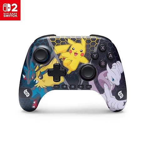Séries Nintendo Aimées sur le Point de Passer sur la Switch 2 11 71pS43QcScL. SX466 PowerA Advantage Wireless Controller for Nintendo Switch 2 - Pokémon: Mega Evolutions, Officially Licensed, Hall Effects, Mappable Buttons, Pro Controller, C Button, Motion Controls