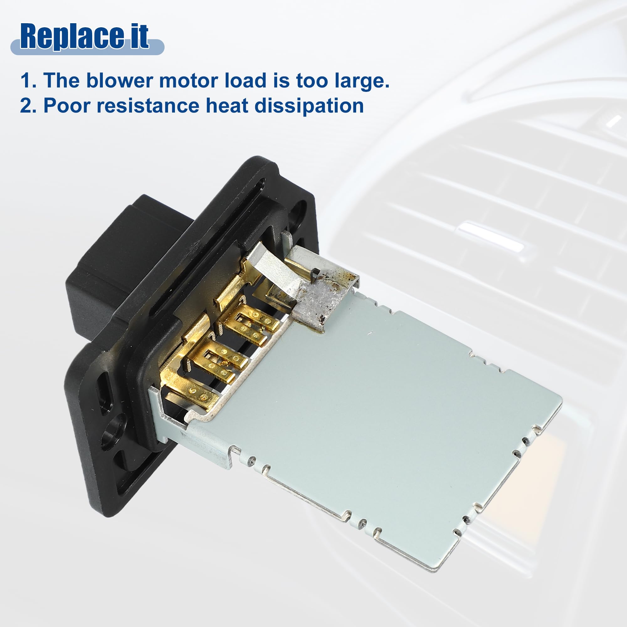 Resistor Do Motor Do Ventilador HVAC ABSOPRO - Para Kia Forte E Sorento