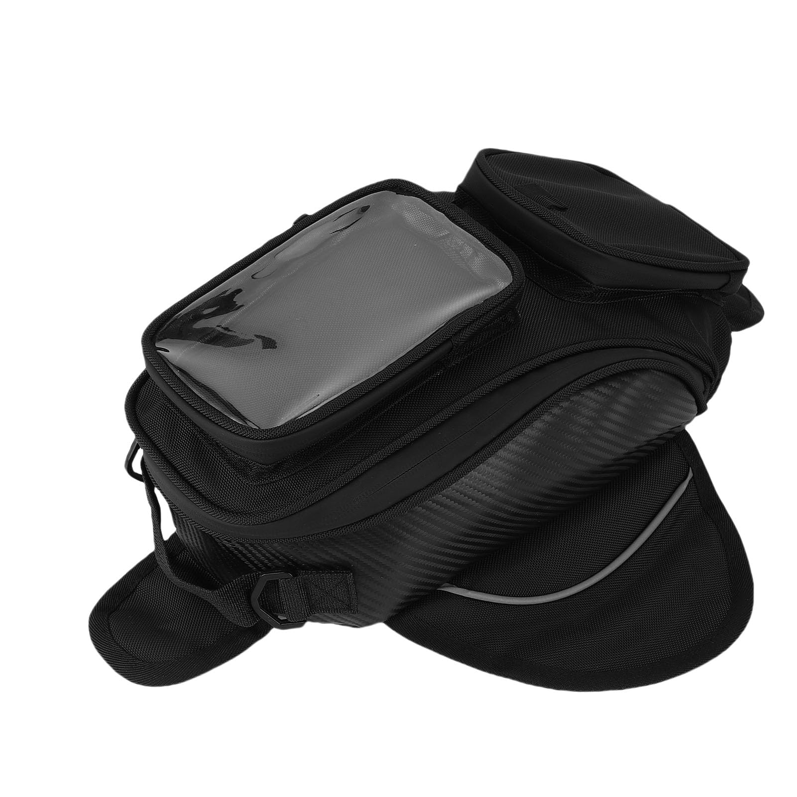 Borsa da Serbatoio per Moto Antipioggia Magnetica Forte Nera Adatta per Tessuto Oxford Universale