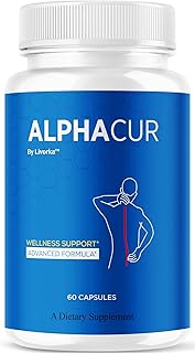 Alpha Cur Capsules - Official Alpha Cur Advanced Nerve Support Supplement, Natural AlphaCur Maximum Strength Multivitamin Nerve Health & Wellness Support Reviews, 60 Capsules for 1 Month