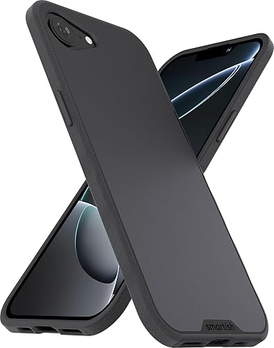 Smartish Funda MagSafe para iPhone 16e - Gripmunk - Funda magnética delgada ligera + protectora Funda de agarre delgada con forro de microfibra para