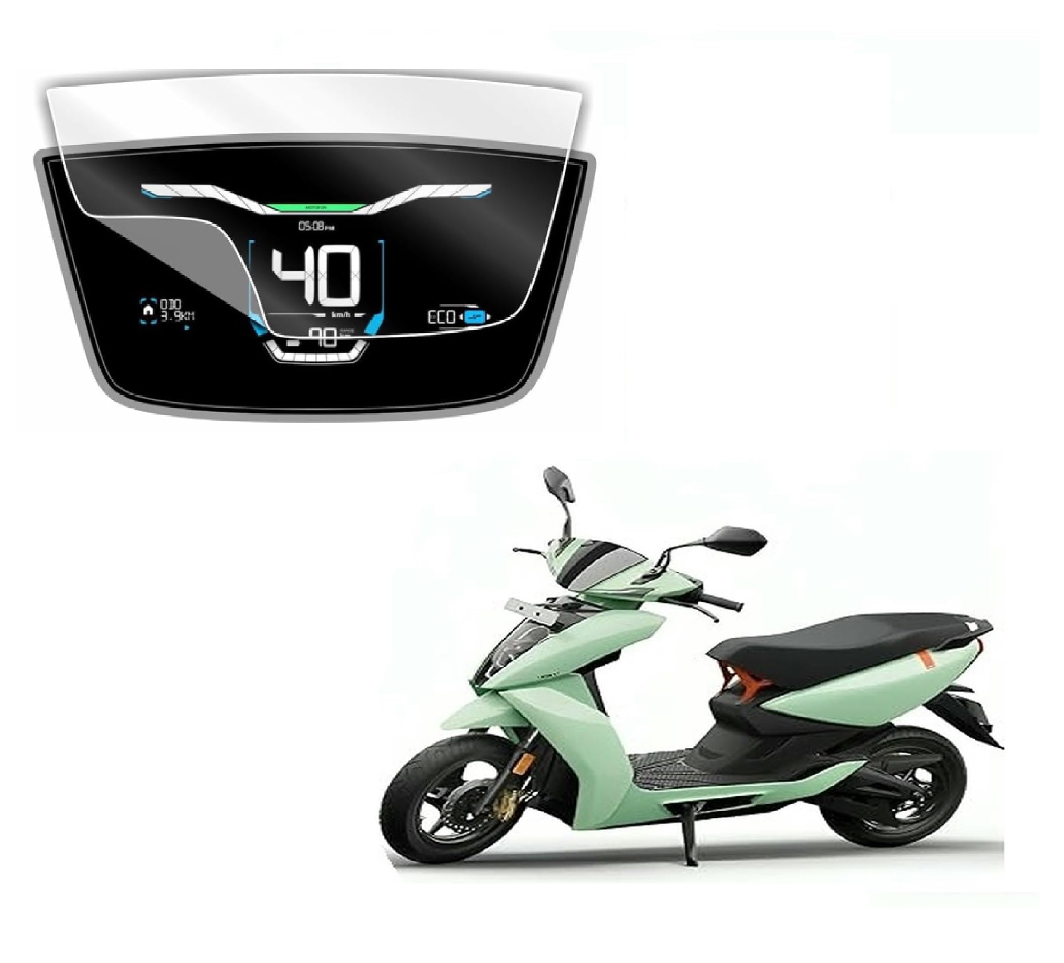 RTN Traders Screen Guard Compatible for ATHER 450S Electric Scooter || 7 Inch Speedo Meter Protector || Soft Flexible TPU Cover for Ather 450 S EV Bike [Not A Tempered Glass] [Pack of 1]-image-22
