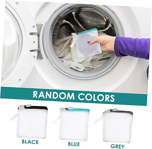 Miniatura 3 de Cabilock 2 sets bolsa de malla de lavandería para ropa delicada bolsa para lavadora pequeña poliéster resistente 8 piezas* 2