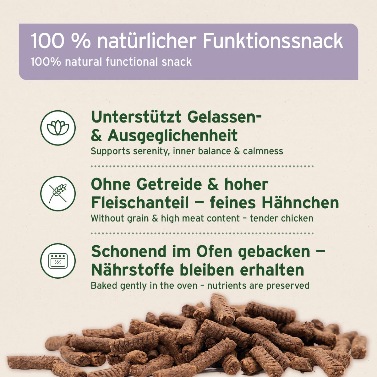 AniForte Relax Snack für Hunde 300g - Natürliche Entspannung & Beruhigung, Anti Stress Snack, mit Baldrian, Melisse, Rosmarin, unterstützt bei Stresssituationen, Angst, Nervosität