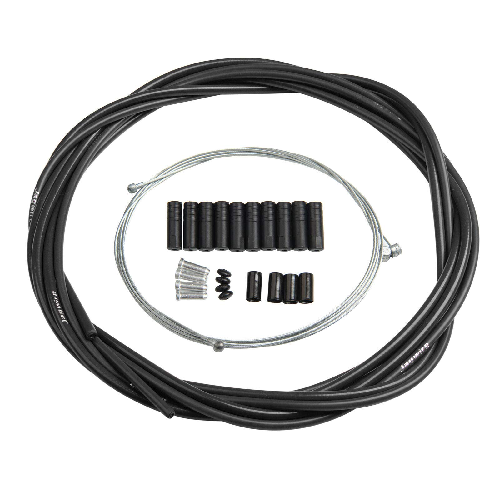 House Accessories Black Bike Front & Rear Inner Outer Jagwire Gear Brake Cable (Black)
