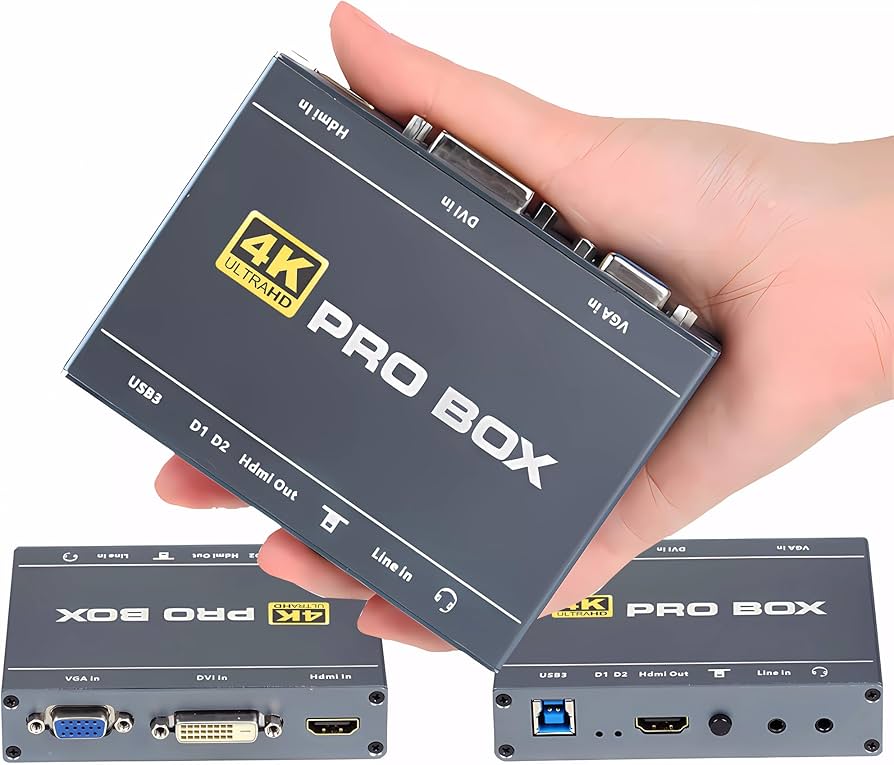 Amazon.co.jp: 4K DVIビデオキャプチャカード、VGAビデオキャプチャ